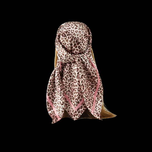 SILK CHEETAH/ LIGHT PINK
