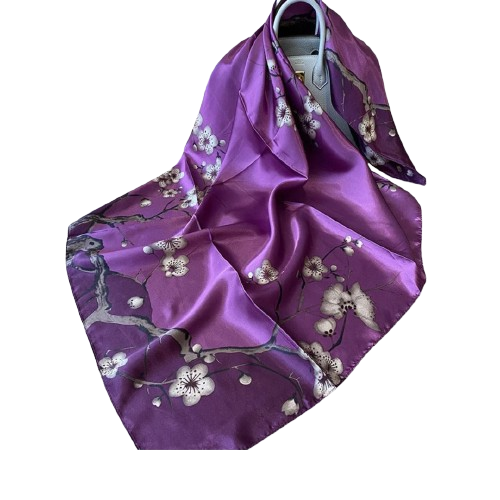 FLOWERS SILK / PURPLE