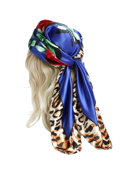 SILK CHEETAH/ BLUE